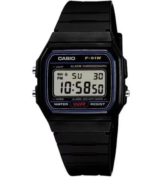 שעון יד דיגיטלי casio f91w קאסיו