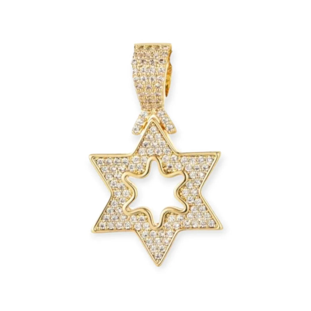 תליון מגן דוד לגבר דגם MTMG20 - תליונים לגברים