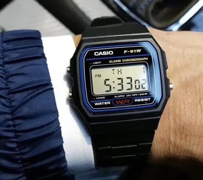 שעון יד דיגיטלי casio f91w קאסיו
