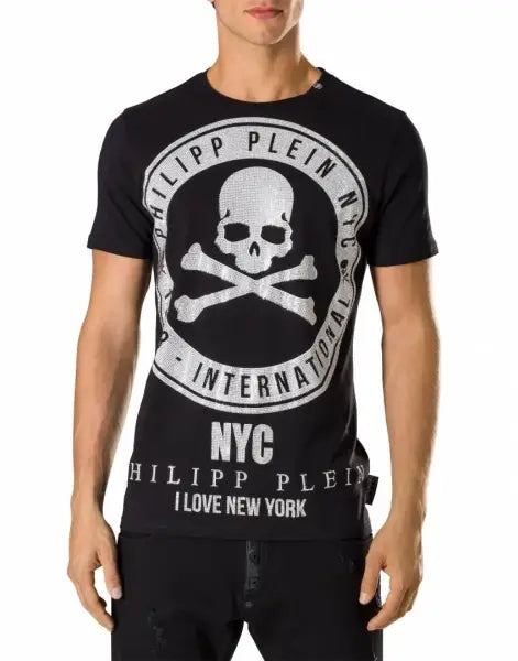 חולצה פליפ פליין לגבר philipp plein a17c-mtk1246-pjy002n_02 (מידה S)