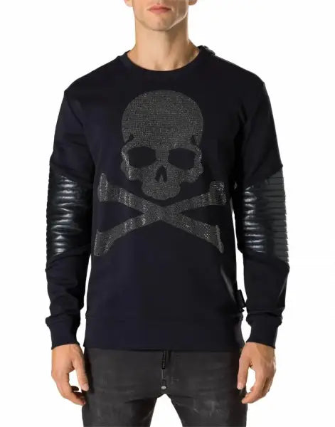 סווטשירט פיליפ פליין לגבר philipp plein a17c-mjo0187-pjo002n_0202 (מידה M)