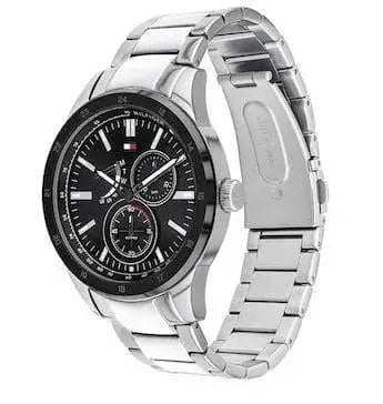 שעון טומי הילפיגר לגבר - אחריות יבואן! Tommy Hilfiger 1791639 עם צמיד חבל כסוף מתנה