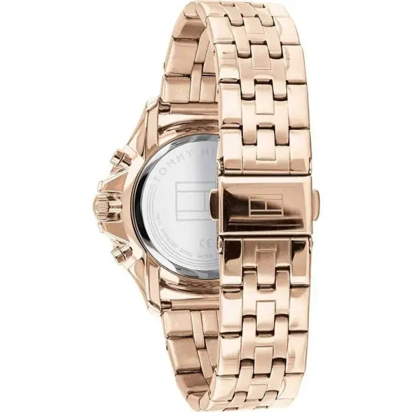 שעון טומי הילפיגר לאישה - אחריות יבואן! Tommy Hilfiger 1782224 עם צמיד טניס רוזגולד מתנה