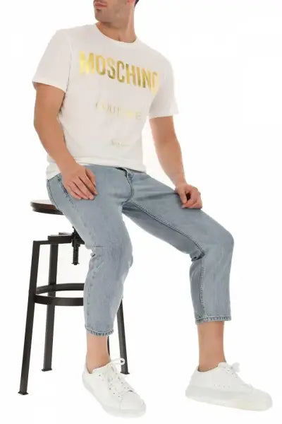 חולצה מוסקינו לגבר moschino j0707 5240 1002 (מידה 48-M)