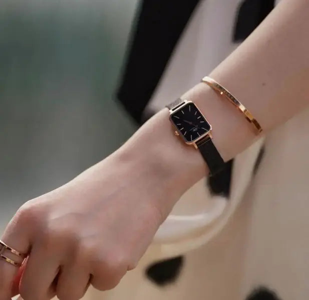 שעון יד אנלוגי daniel wellington dw00100433 דניאל וולינגטון עם צמיד dw תואם