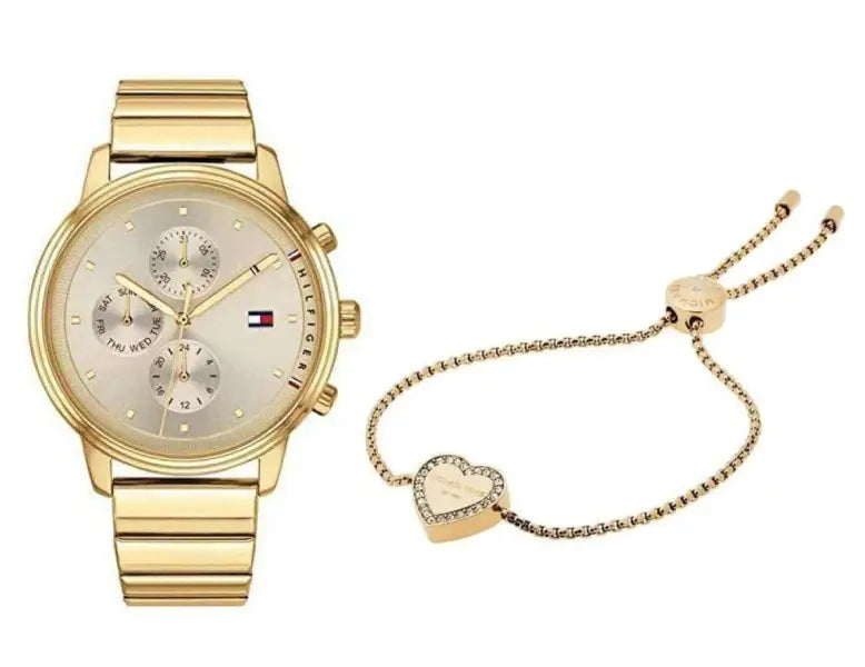 שעון טומי הילפיגר לאישה - אלריות יבואו! Tommy Hilfiger 1781905 וצמיד לב של מייקל קורס