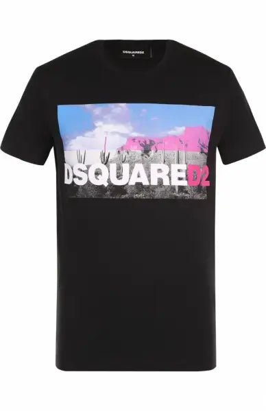 חולצה דיסקוורד לגבר dsquared2 s71gd0675 s22844 900 (מידה L) - MASTER TIME