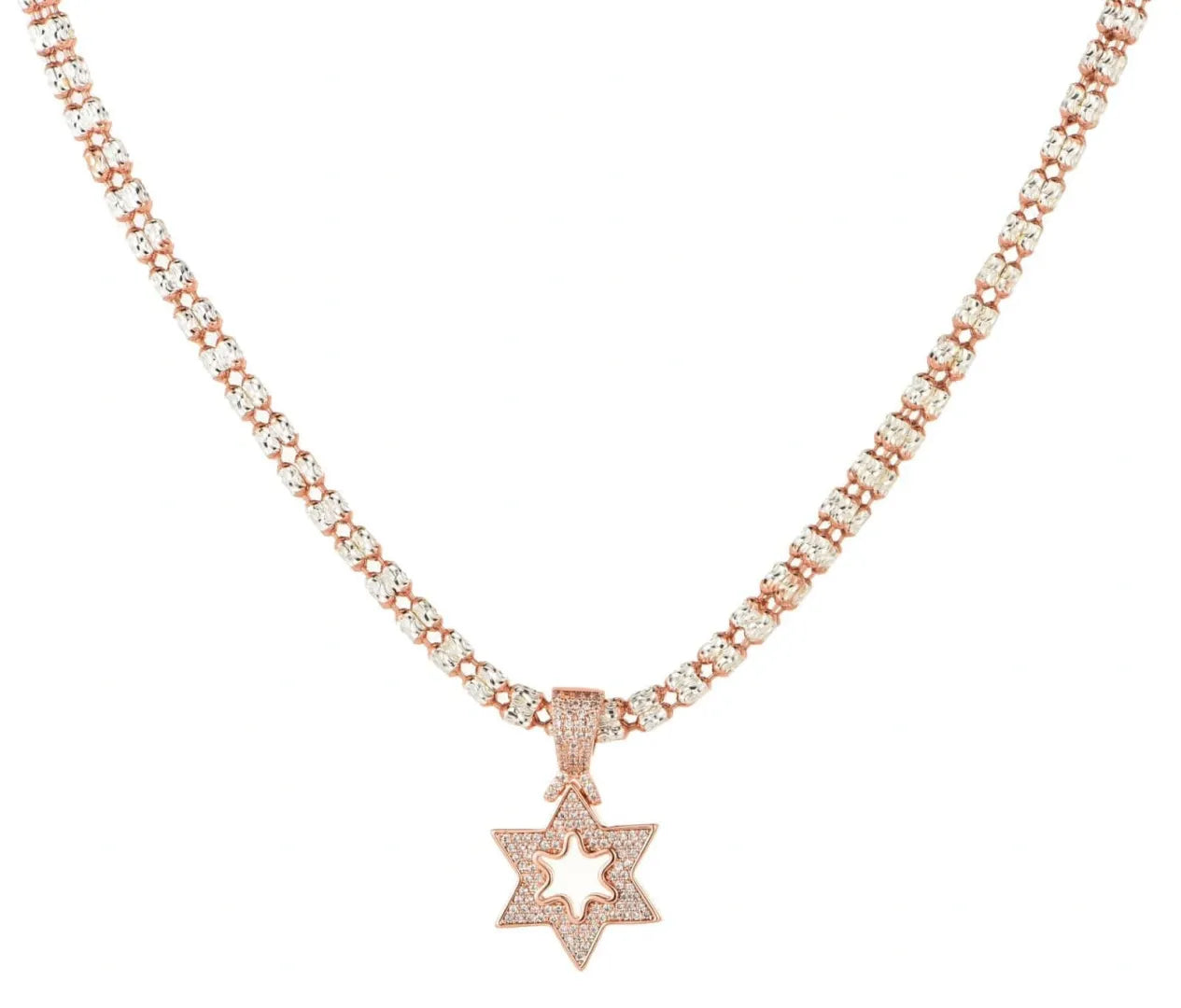 שרשרת מגן דוד לגבר דגם NMDRI30 - שרשראות לגברים