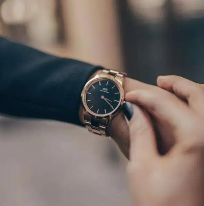 שעון יד אנלוגי daniel wellington dw00100210 דניאל וולינגטון
