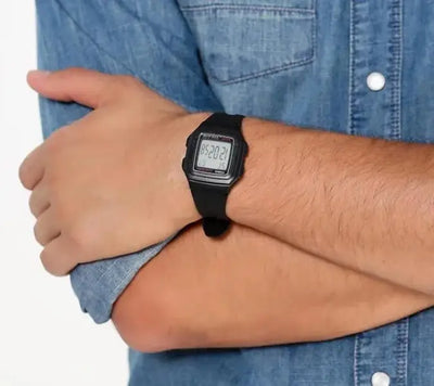 שעון יד דיגיטלי casio f201wa-1a קאסיו