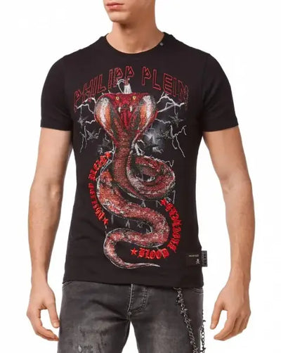 חולצה פליפ פליין לגבר philipp plein p18c-mtk1943-pjy002n_0213 (מידה S)