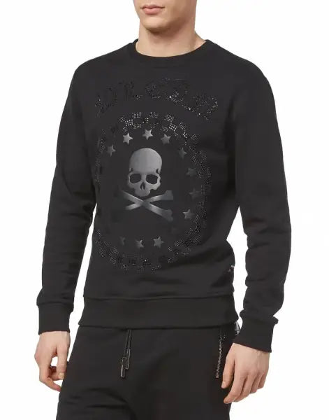 סווטשירט פיליפ פליין לגבר philipp plein p18c-mjo0333-pjy002n_0202 (מידה M)