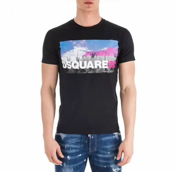 חולצה דיסקוורד לגבר dsquared2 s71gd0675 s22844 900 (מידה M)