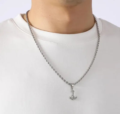 שרשרת עוגן לגבר דגם NMHSO10