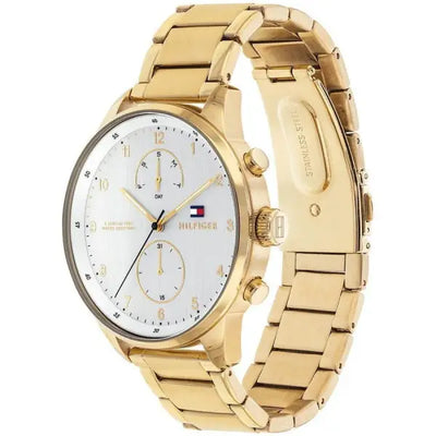 שעון טומי הילפיגר לגבר - אחריות יבואן! Tommy Hilfiger 1791576 עם צמיד חבל מוזהב מתנה
