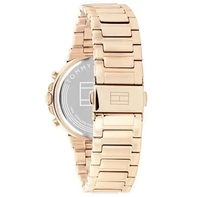 שעון טומי הילפיגר לאישה - אחריות יבואן! Tommy Hilfiger 1782237 עם צמיד טניס רוזגולד מתנה