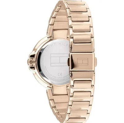 סט שעון יד אנלוגי לאישה Tommy Hilfiger 1782124 טומי הילפיגר עם צמיד טניס ורוד