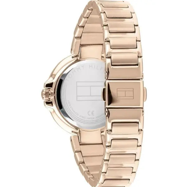 סט שעון יד אנלוגי לאישה Tommy Hilfiger 1782124 טומי הילפיגר עם צמיד טניס ורוד