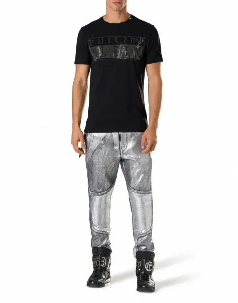 חולצה פיליפ פליין לגבר philipp plein a17c-mtk1358-pjy002n_0202 (מידה S)