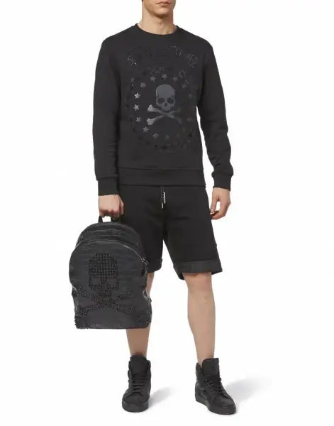 סווטשירט פיליפ פליין לגבר philipp plein p18c-mjo0333-pjy002n_0202 (מידה M)