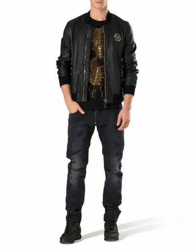חולצה פיליפ פליין לגבר philipp plein s18c-mtk1857-pjy002n_0216 (מידה M)
