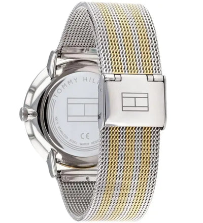 שעון טומי הילפיגר לאישה - אחריות יבואן! Tommy Hilfiger 1782074 עם צמיד טניס מוזהב מתנה