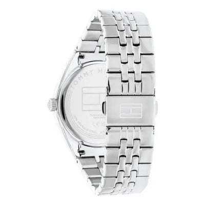 שעון טומי הילפיגר לאישה - אחריות יבואן! Tommy Hilfiger 1782590 עם צמיד טניס כסוף מתנה