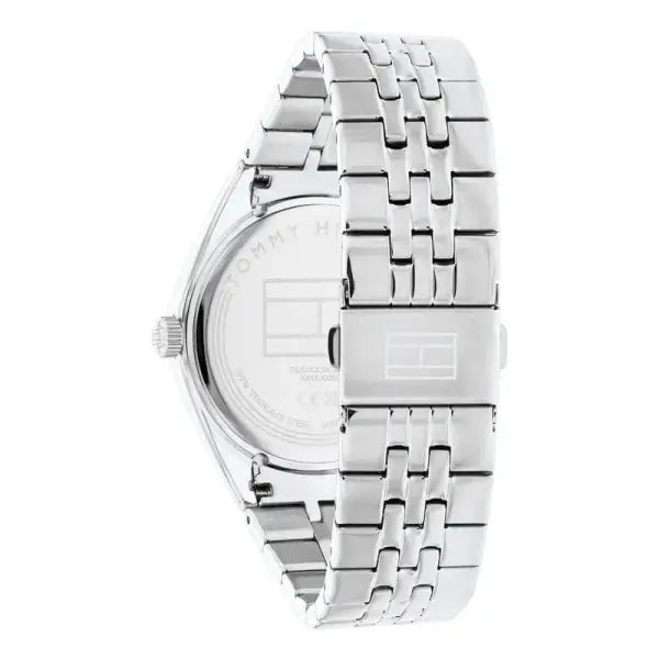 שעון טומי הילפיגר לאישה - אחריות יבואן! Tommy Hilfiger 1782590 עם צמיד טניס כסוף מתנה