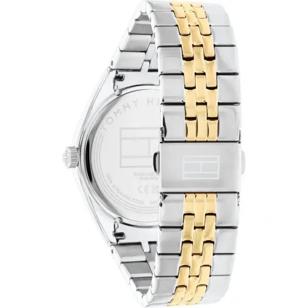 שעון טומי הילפיגר לאישה - אחריות יבואן! Tommy Hilfiger 1782591 עם צמיד טניס כסוף מתנה