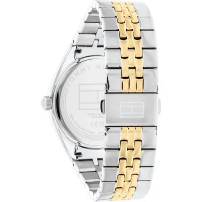 שעון טומי הילפיגר לאישה - אחריות יבואן! Tommy Hilfiger 1782591 עם צמיד טניס מוזהב מתנה