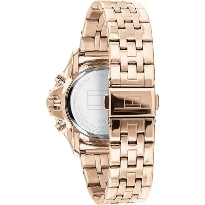 שעון טומי הילפיגר לאישה - אחריות יבואן! Tommy Hilfiger 1782224 עם צמיד טניס רוזגולד מתנה