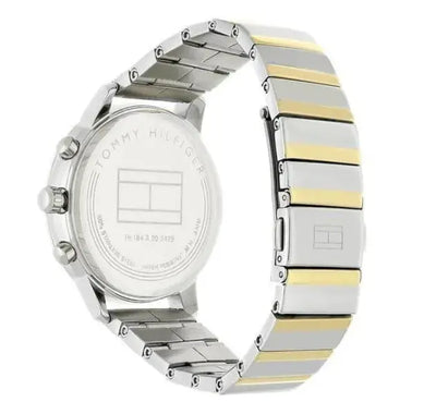 שעון טומי הילפיגר לאישה - אחריות יבואן! Tommy Hilfiger 1781908 עם צמיד טניס מוזהב מתנה