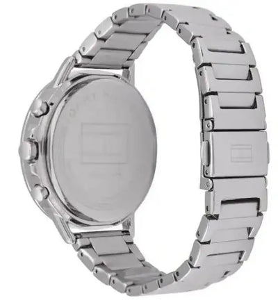 שעון טומי הילפיגר לאישה - אחריות יבואן! Tommy Hilfiger 1781917 עם צמיד טניס כסוף מתנה