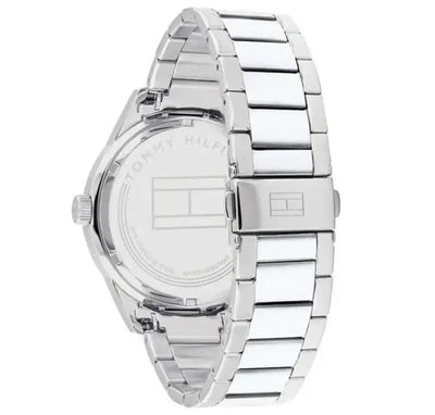 שעון טומי הילפיגר לגבר - אחריות יבואן! Tommy Hilfiger 1791639 עם צמיד חבל כסוף מתנה