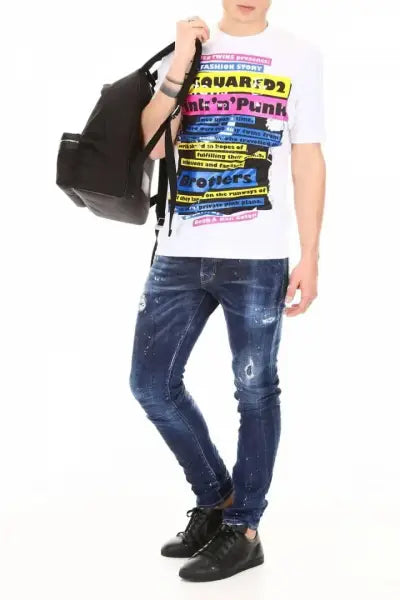 חולצה דיסקוורד לגבר dsquared2 s74gd0523 (מידה L)