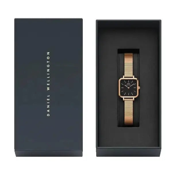 שעון יד אנלוגי daniel wellington dw00100518 דניאל וולינגטון עם צמיד קשיח של דניאל וולינגטון