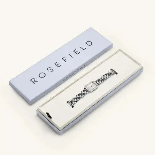 שעון רוזפילד לאישה - Rosefield owgss-o63 עם צמיד טניס כסוף מתנה