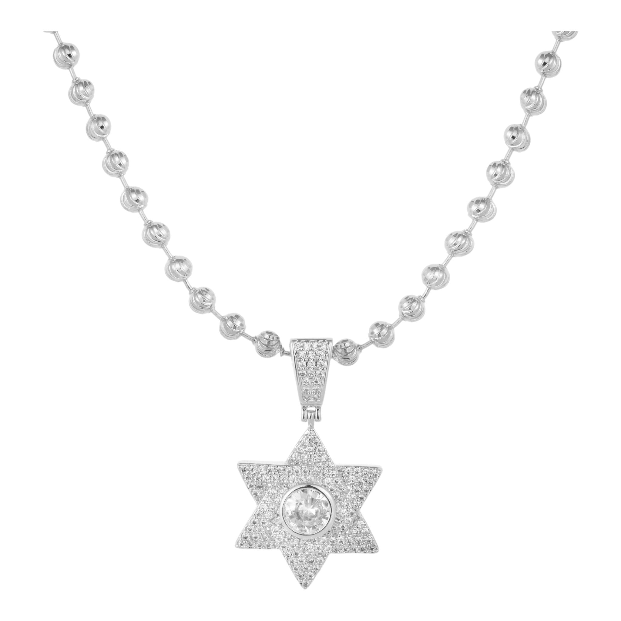 שרשרת מגן דוד לגבר דגם NMBSL10