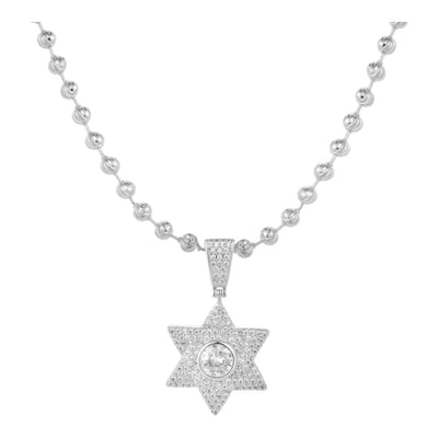 שרשרת מגן דוד לגבר דגם NMBSL10