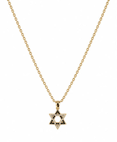 שרשרת מגן דוד מוזהבת לאישה דגם MDGB62