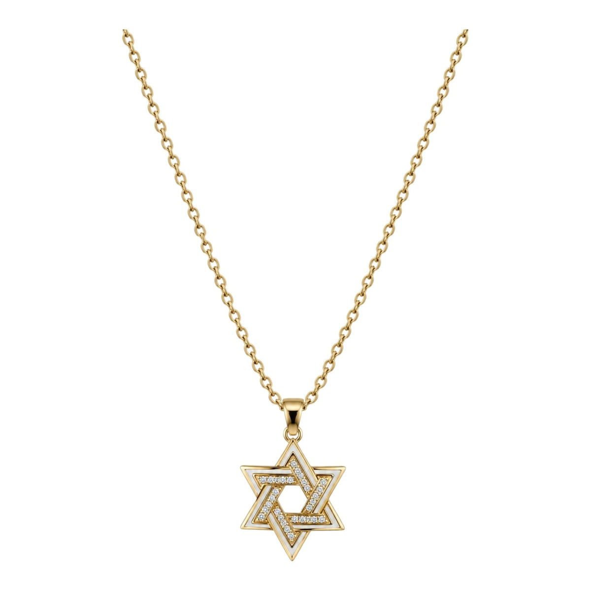 שרשרת מגן דוד מוזהבת לאישה דגם WMDW02