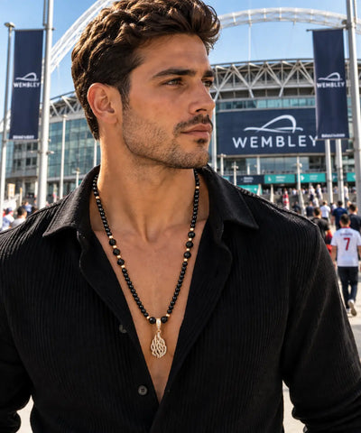 שרשרת האש שלי רוזגולד לגבר דגם NMER03