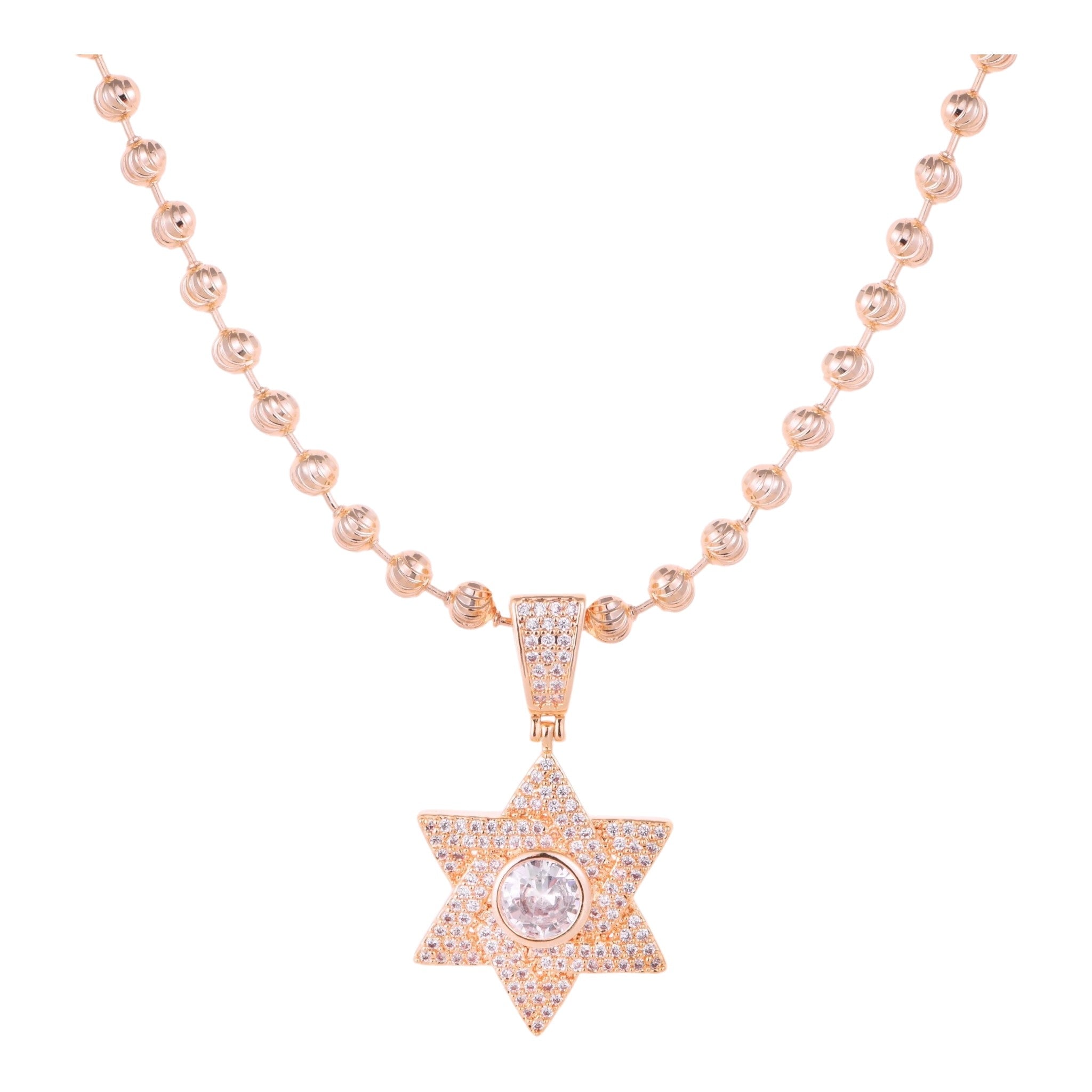 שרשרת מגן דוד לגבר דגם NMBRL30